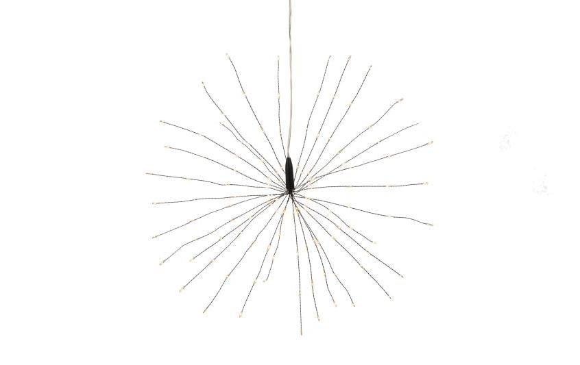 STT LED Dekoration Eridani silver 30 120LED ww, Timer 6h/18h, D30cm