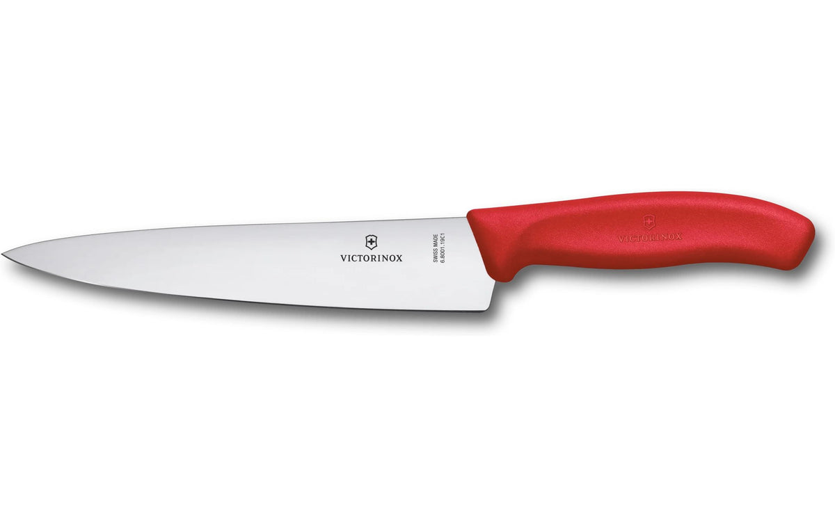 Victorinox Classic Kochmesser rot 19cm 17cm, schwarz