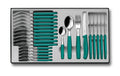 Victorinox Classic Tafelbesteckset 24 grün 24tlg, Gabel, Messer, Löffel, Teelöffel