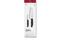 Victorinox Classic Küchengarnitur schwarz Set 2tlg, Santoku- und Gemüsemesser