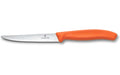 Victorinox Classic Steak/Pizzamesser orange 11cm, Wellenschliff