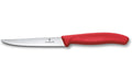 Victorinox Classic Steak/Pizzamesser rot 11cm, Wellenschliff