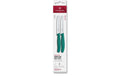 Victorinox Classic Tomaten/Tafelmesser grün Set 2tgl, Wellenschliff, rund