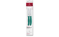 Victorinox Classic Gemüsemesser 10cm grün S Set 2tgl, gerader + Wellenschliff Mittelsp.
