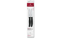 Victorinox Classic Gemüsemesser 10cm schw. Set 2tgl, gerader + Wellenschliff Mittelsp.