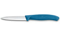 Victorinox Classic Gemüsemesser 8cm blau Wellenschliff, Mittelspitz