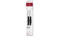 Victorinox Classic Gemüsemesser 8cm schwarz Set 2-teilig, Mittelspitz