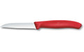 Victorinox Classic Gemüsemesser 8cm rot Wellenschliff, Gerader Schnitt