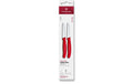 Victorinox Classic Gemüsemesser 8cm rot Set Set 2-teilig, gerader Schnitt