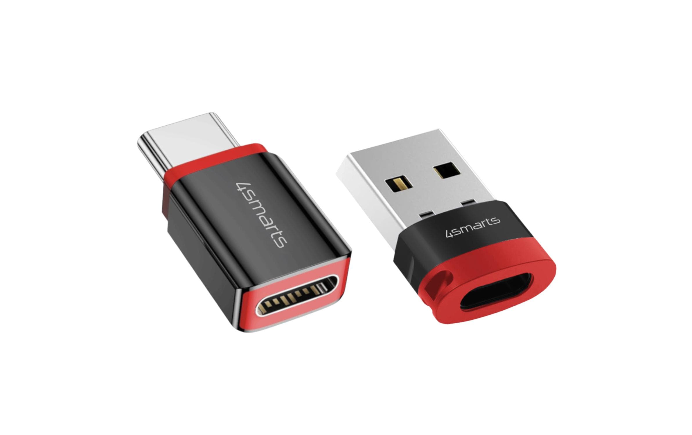 4smarts USBC und USB-A Datenblocker, Set USB-C auf USB-A, USB-C auf USB-C, 240W