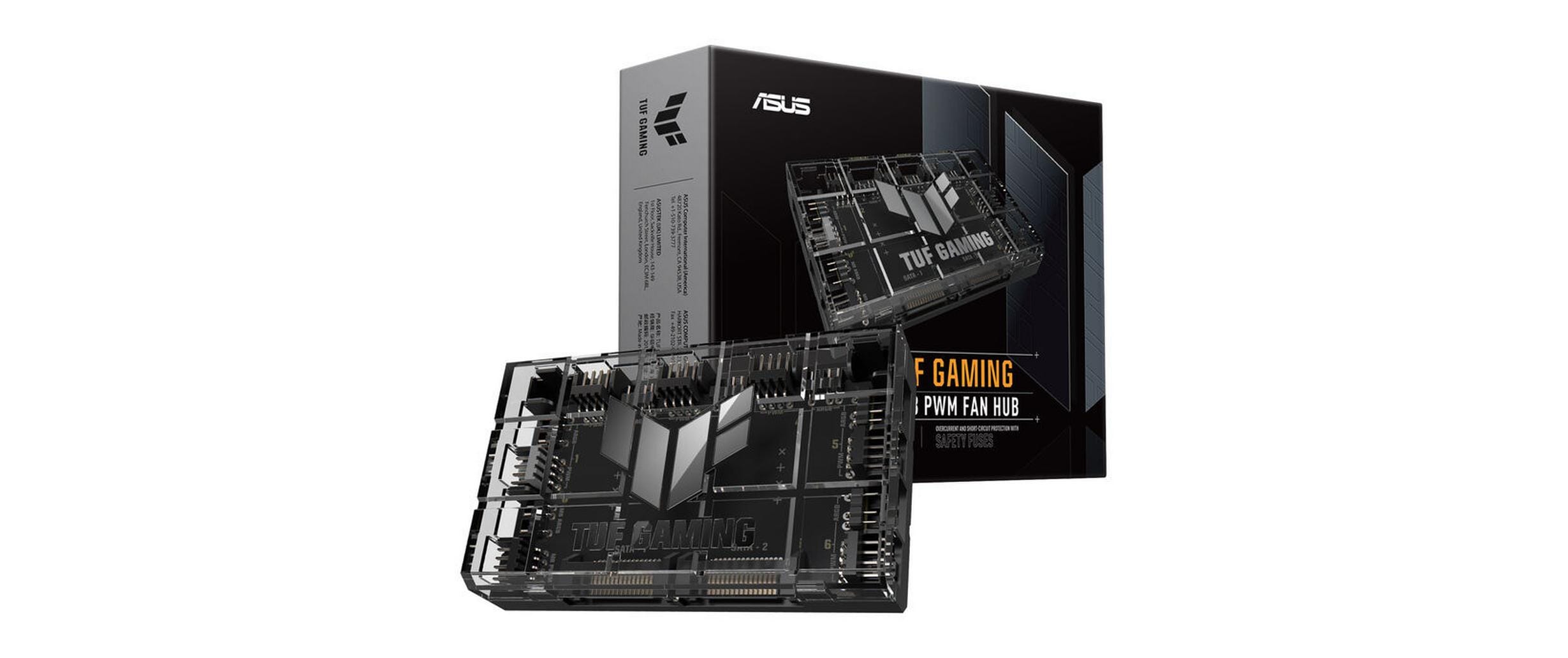 ASUS TUF GAMING ARGB PWM FAN HUB ARGB PWM Lüfter Hub, bis zu 6 Lüfter