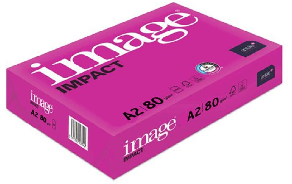 Kopierpapier Image Impact A2, hochweiss 80g/m2, Packung à 500 Blatt