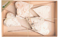 Chalet Birkenherze 18x4x12cm natürlich
