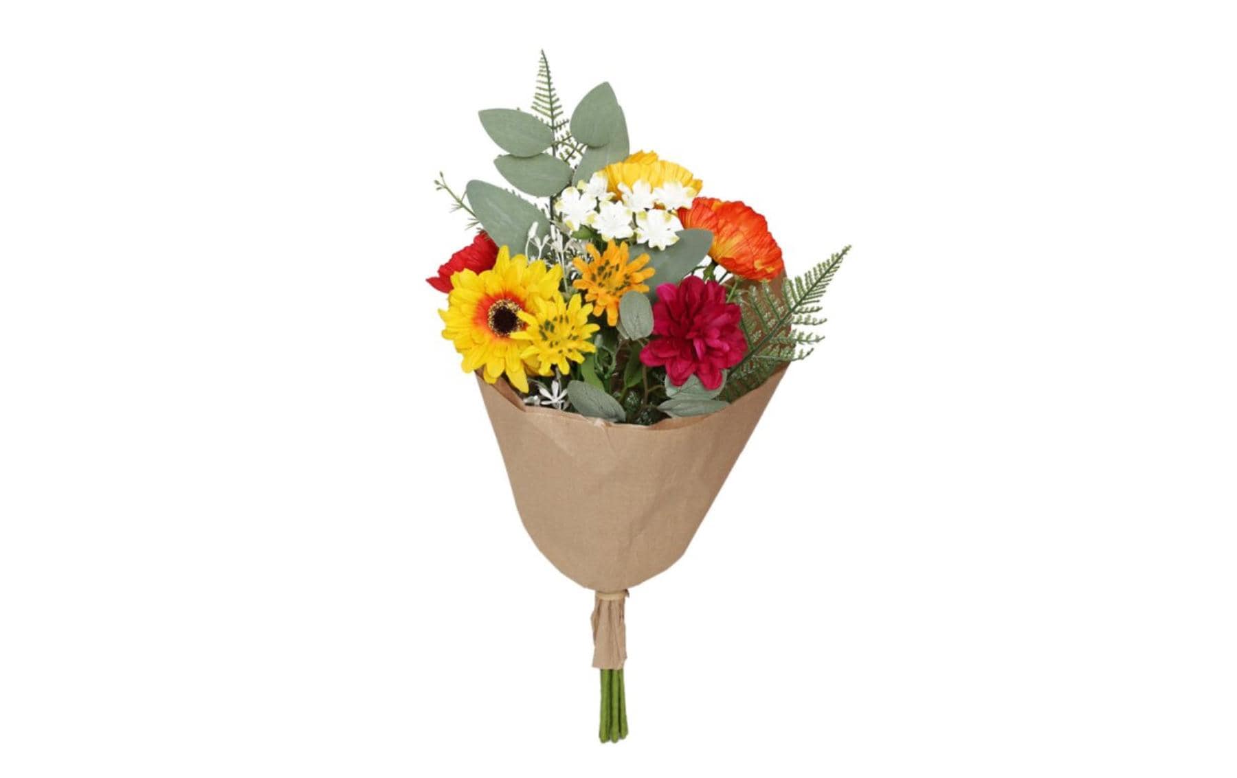 Chalet Kunstblume Blumenstrauss 38 cm 1 Stück, 38 cm, Mixed Colors