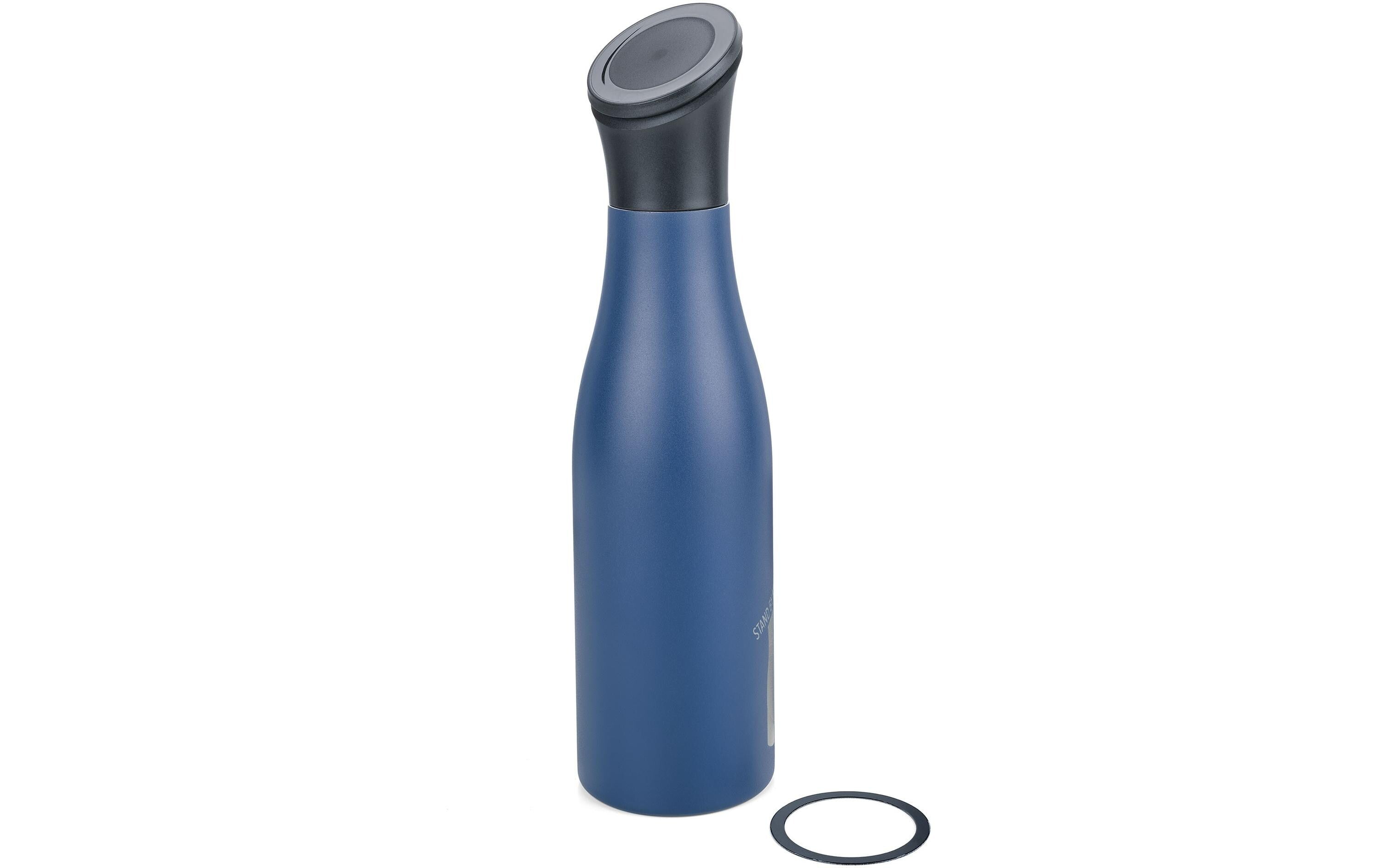 Troika Thermoflasche mit MagSafe blau 550ml, Doppelwand-Isolierung, 3M Kleber