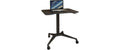Actiforce Stehtisch BringAlong schwarz 80x60cm mit Gasfeder und Rollen