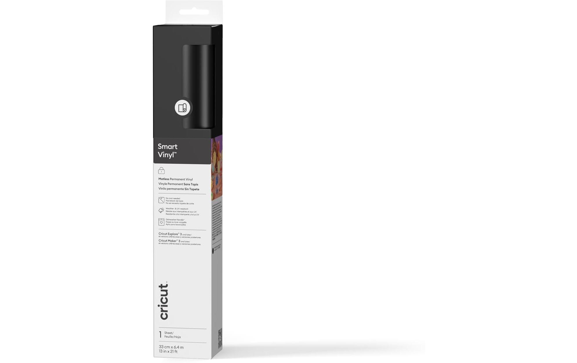 Cricut Vinylfolie Smart Permanent Schwarz 1 Rolle à 33 x 640 cm