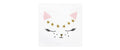 Partydeco Servietten Katze weiss, 33x33cm, 20 Stück