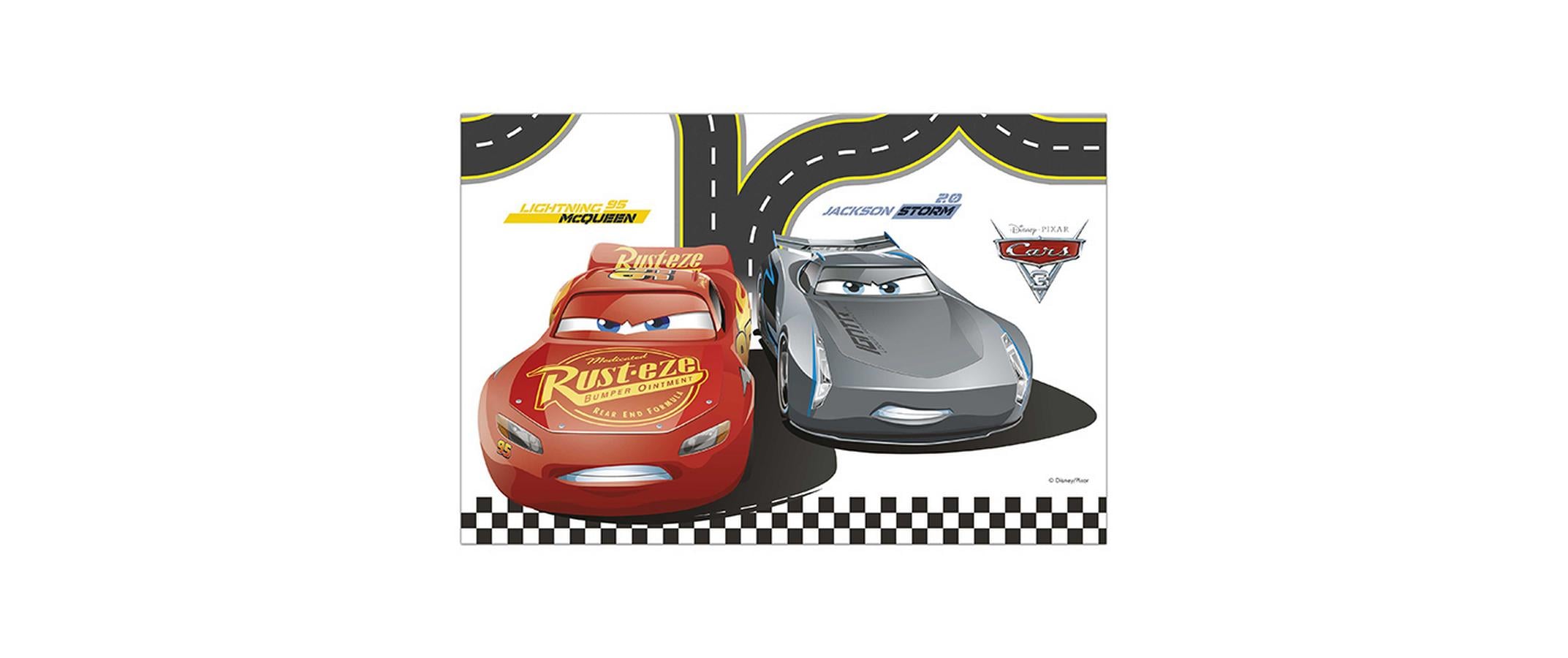 Cars Tischdecke 120 x 180 cm, Plastik