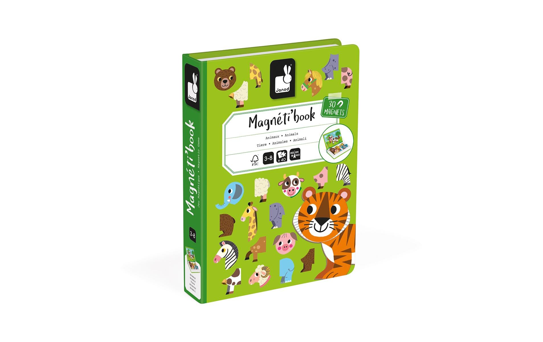 Magnetbuch Tiere Alter ab: 3 Jahren