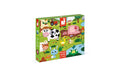 Puzzle die Tiere auf der Farm 20 Teile