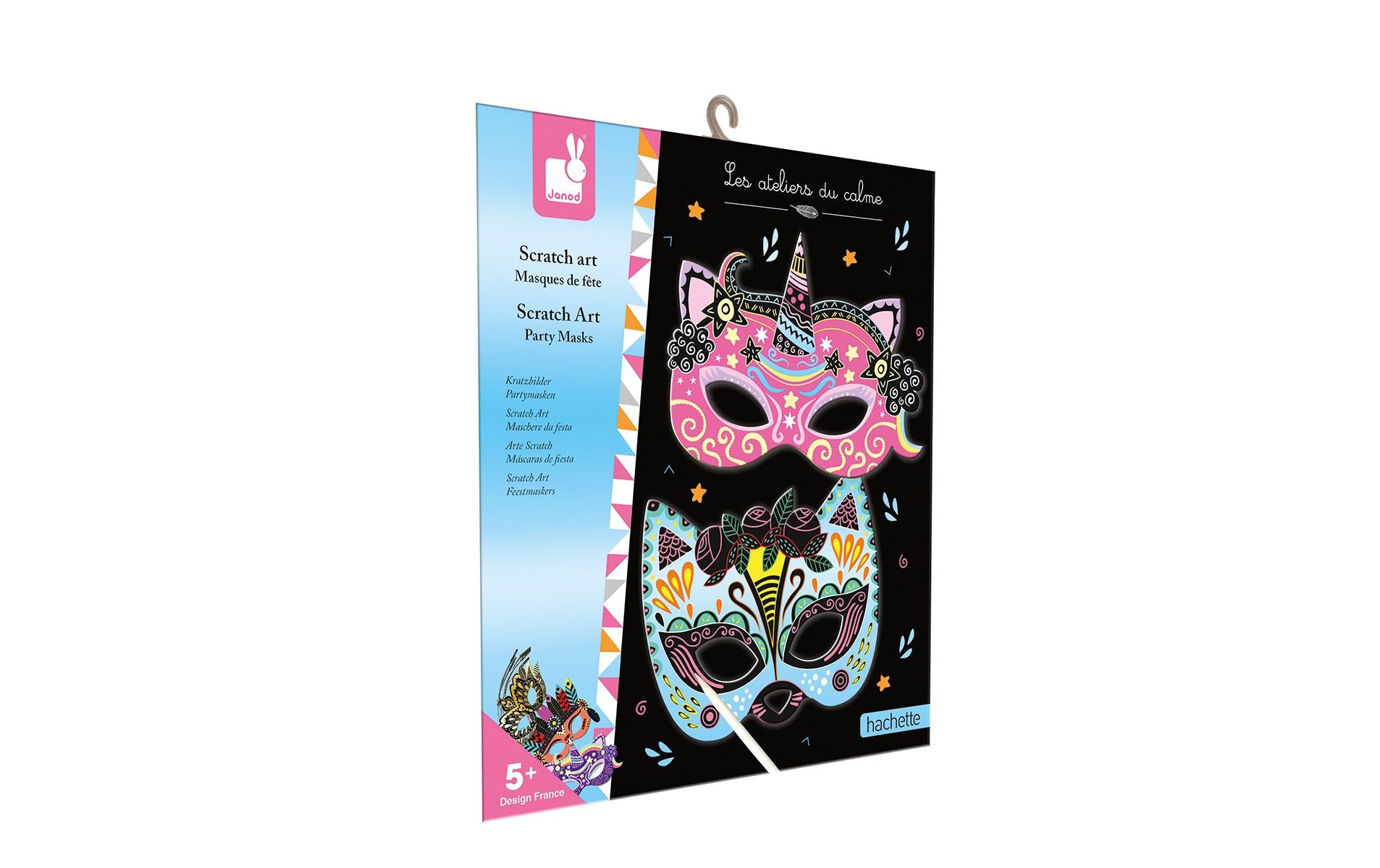 Kratzbilder Partymasken