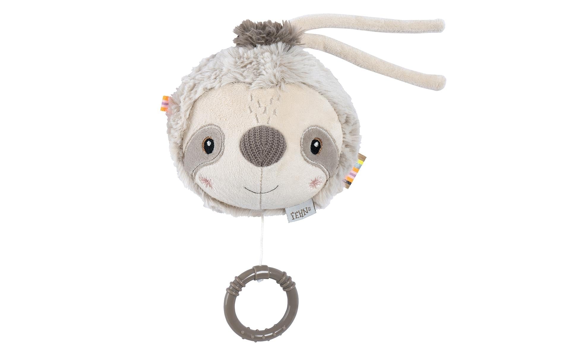 Fehn Spieluhr Faultier Grau/Beige ab 0+ Monaten
