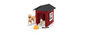 Schleich Hundehütte mit Goldenretrievern Farm World