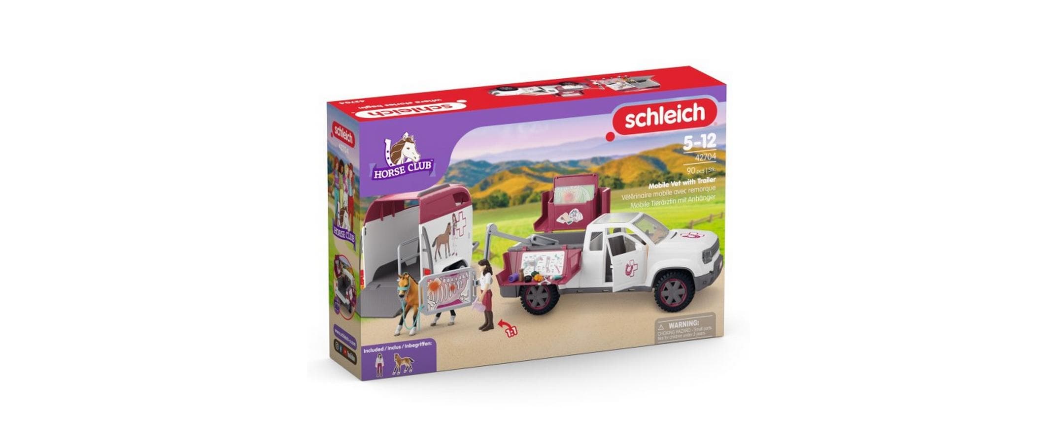 Schleich Mobile Tierärztin mit Anhänger Horse Club