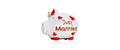 Sparschwein Just Married 12.5x9x9cm