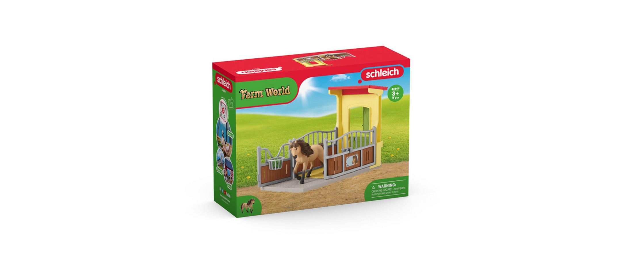 Ponybox mit Islandpferd Hengst Farm World