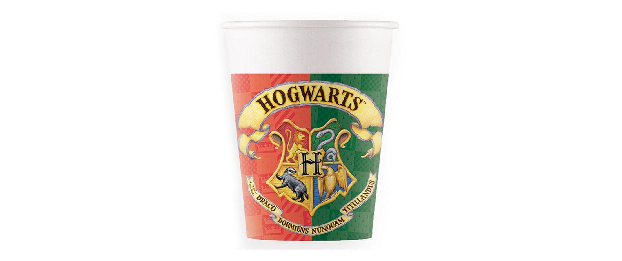 Harry Potter Pappbecher 200 ml, 8 Stück, Papier FSC