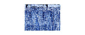 Partydeco Vorhang 90 x 250 cm, dunkelblau