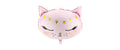 Partydeco Folienballon Katze rosa, 48 x 36 cm