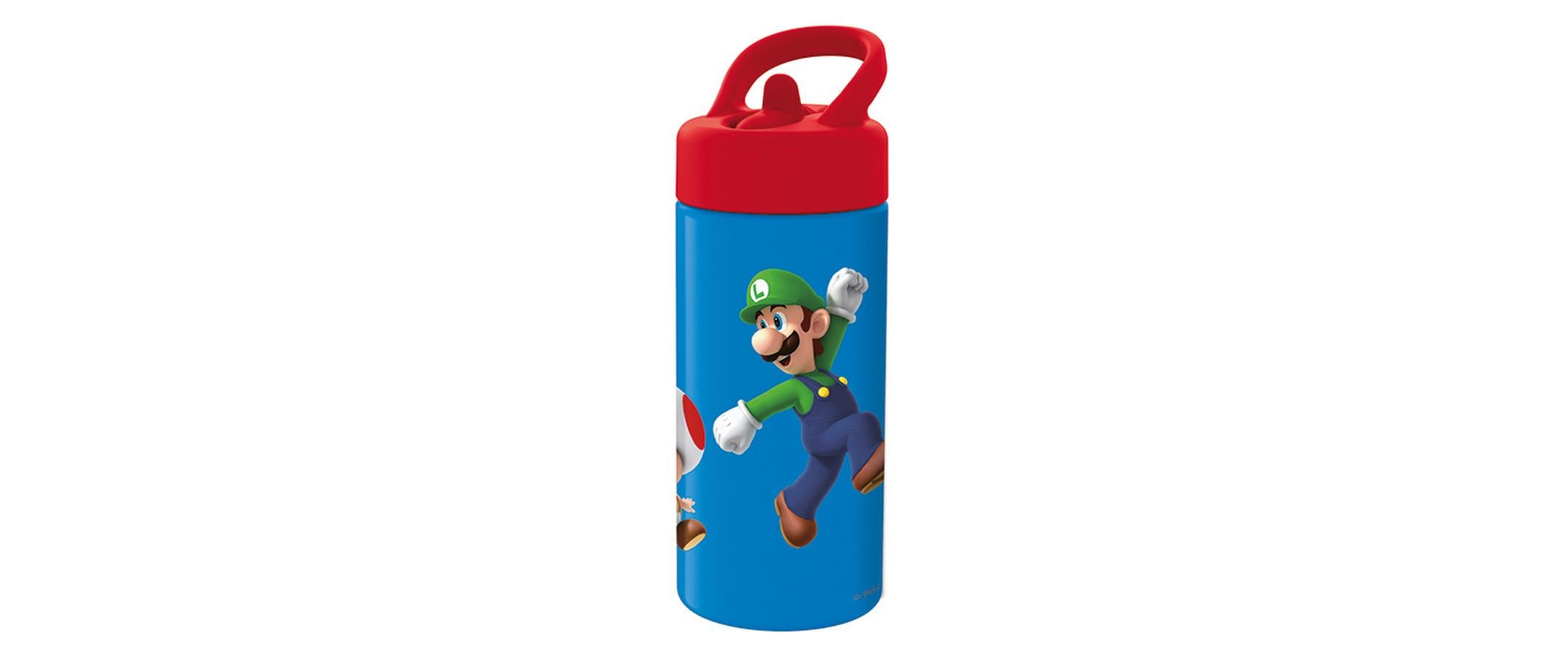 Amscan Trinkflasche Super Mario 410 ml Super Mario, 410 ml