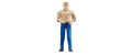 Bruder Spielwaren Mann h.blaue Hose Mann mit hellem Hauttyp/blauer Hose