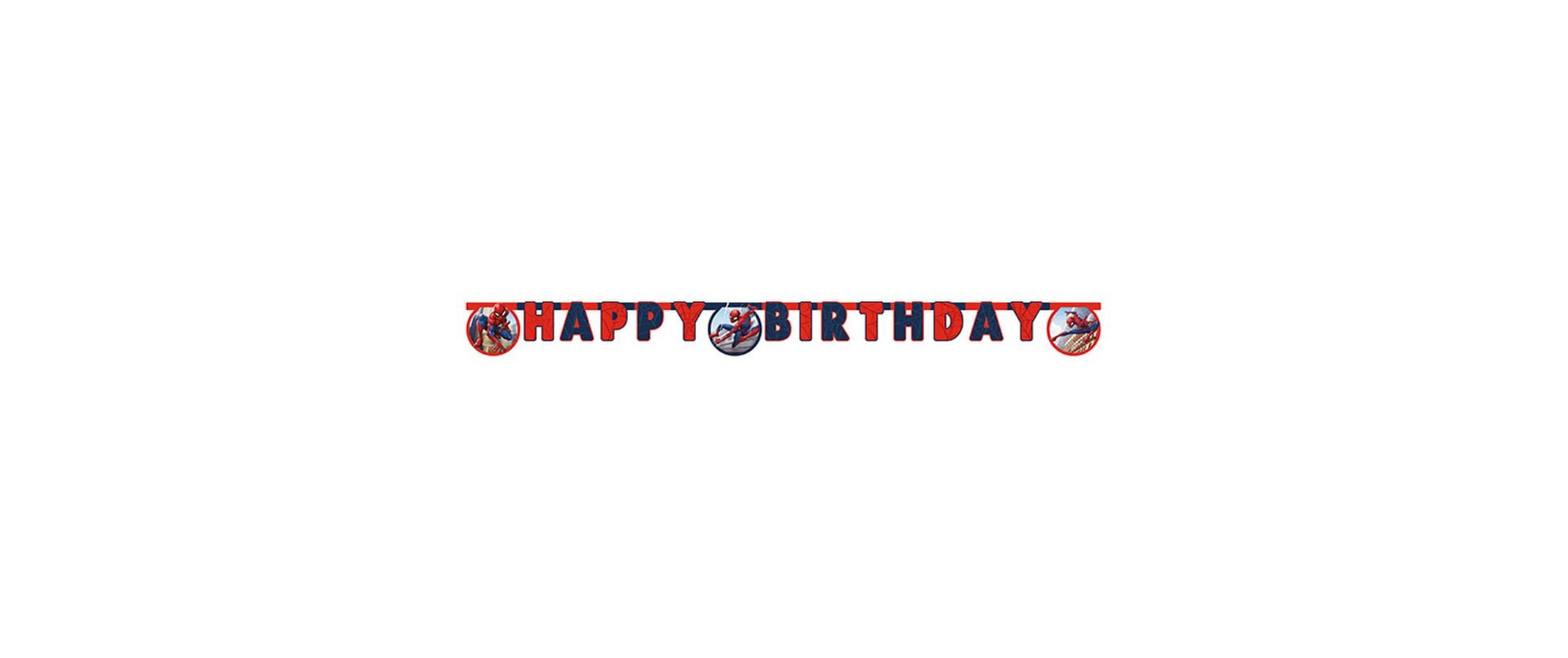 Spiderman Partykette 2.3 m, Papier