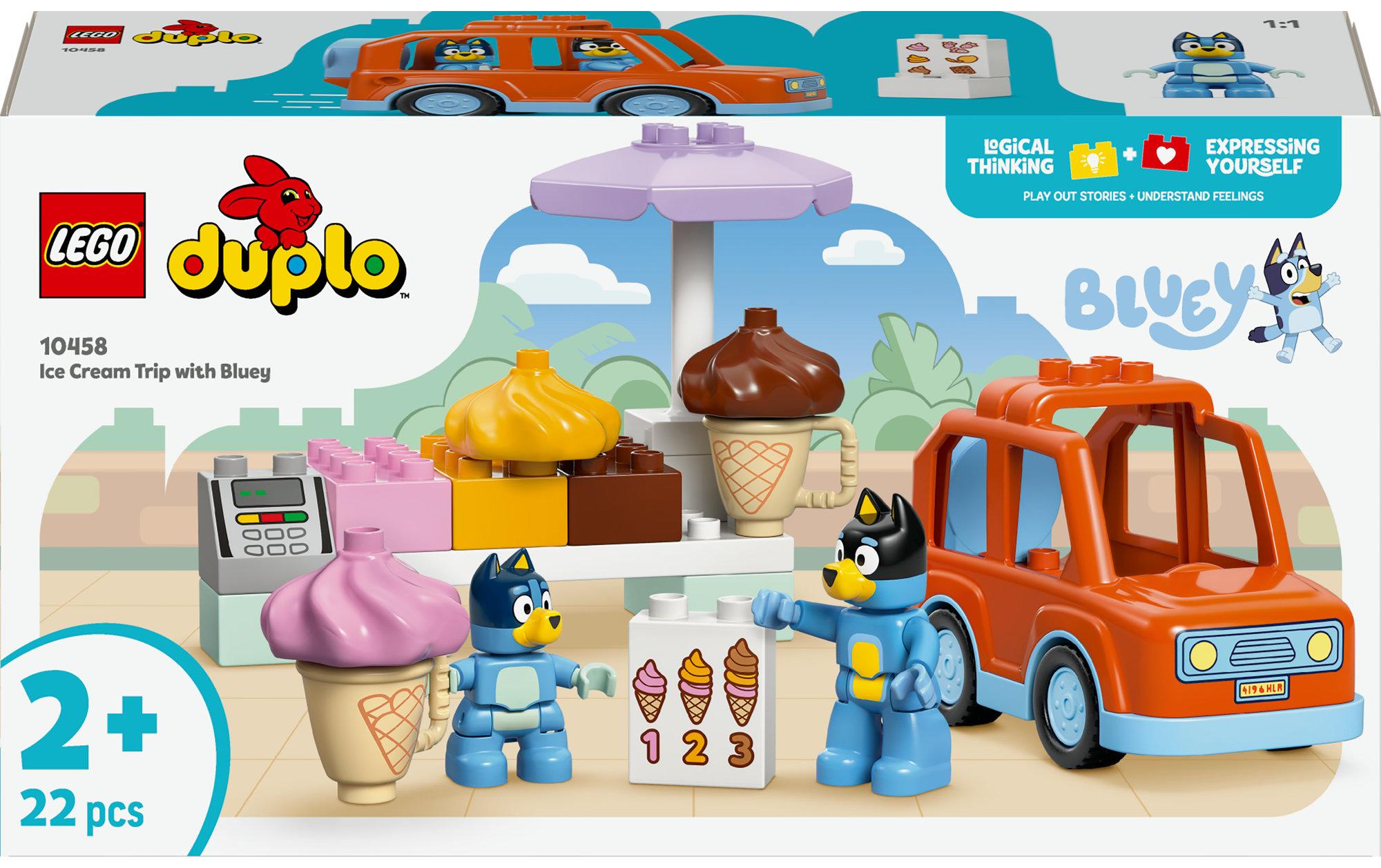 LEGO Ausflug zur Eisdiele mit Bluey LEGO DUPLO Bluey