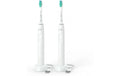 Philips Duo Sonicare Series 3100 HX3675/13 weiss/weiss,Andruckkontrolle, 1 Bürstenkopf