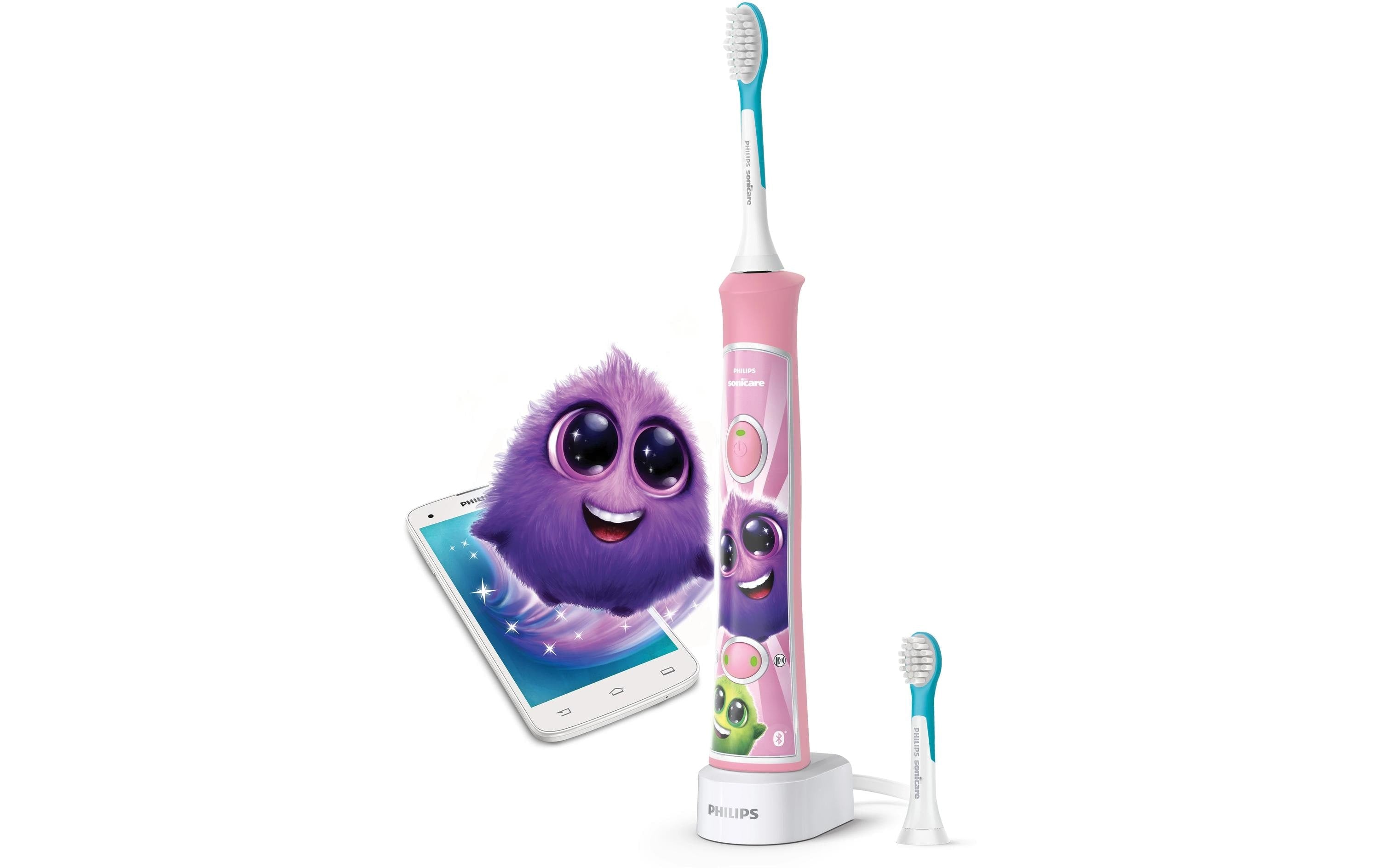 Philips Sonicare for Kids Connect HX6352/42 Bluetooth, KidTimer, 8 Aufkleber