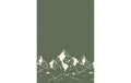 Eskimo Decke Albis 140x200 cm, Oliv 70%Baumwolle, 30%Polyacryl, waschbar 30Grad