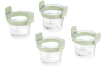 Lékué Glasbehälter für Air Fryer Mini Cups, 4 Stück