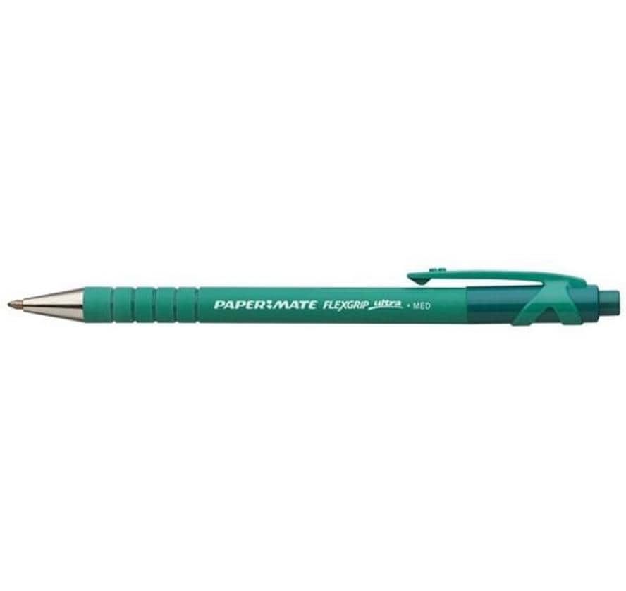 Papermate Kugelschreiber Flexgrip Ultra M, grün, 1mm, 1 Stück