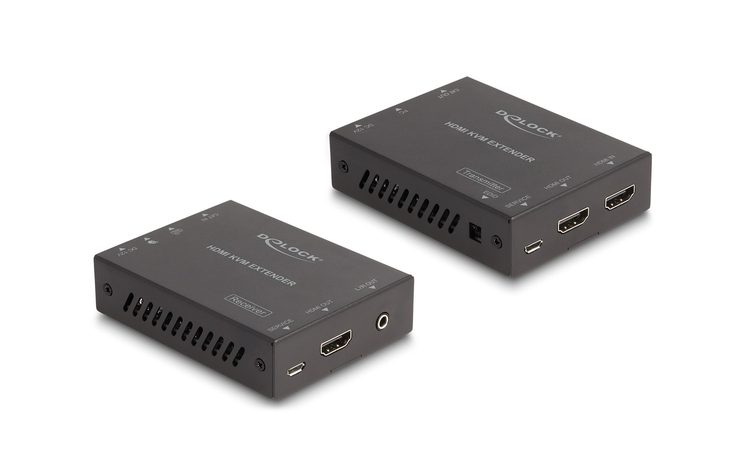 Delock HDMI Extender Set über Cat.6 Kabel 4K 60Hz, 70m
