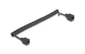 Delock RJ45 Spiralkabel Cat.5e UTP Buchse-Buchse, 0.8-2m, schwarz, ungeschirmt