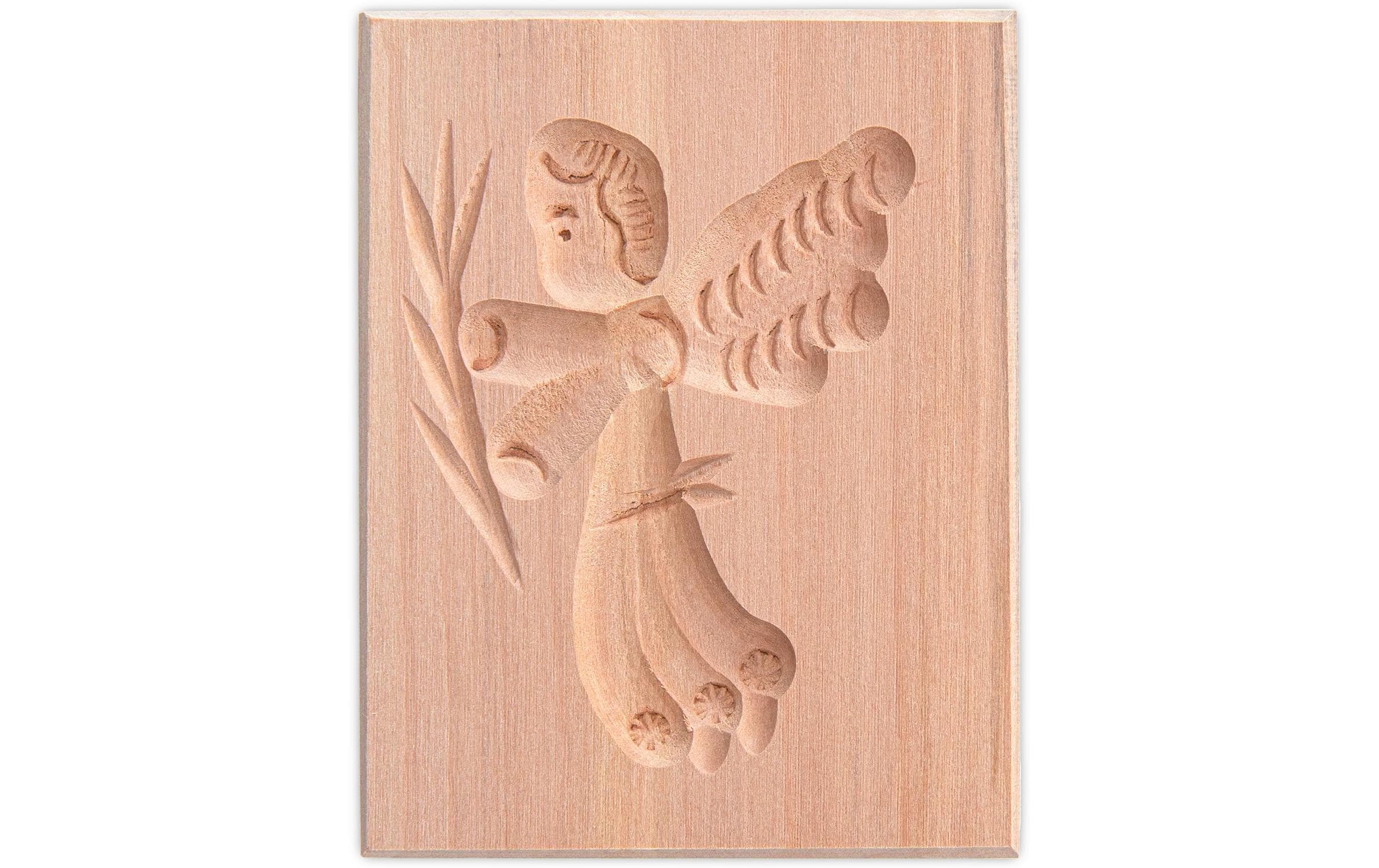 STÄDTER Springerle-Model Engel 5.5x8 cm Birnbaum