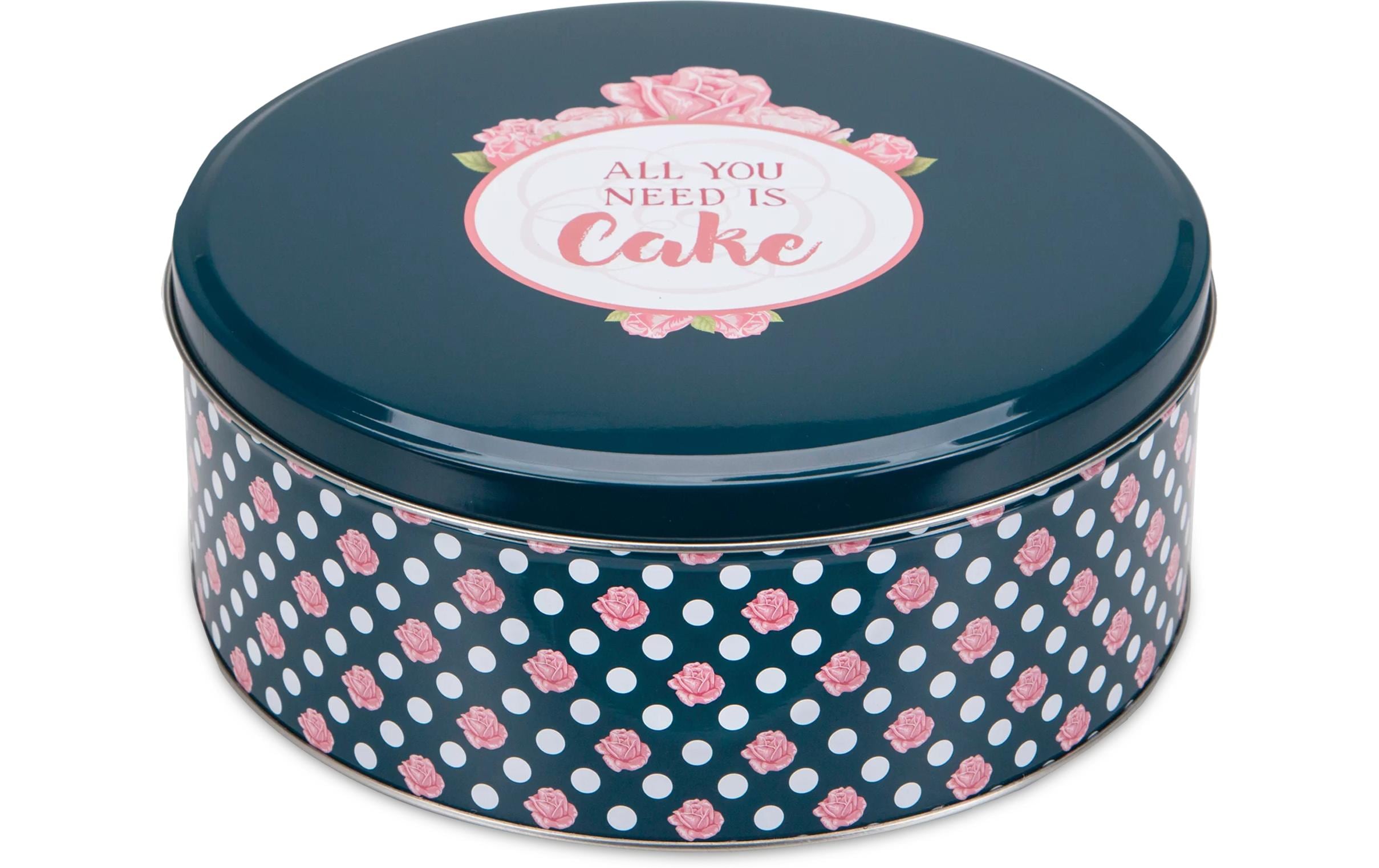 STÄDTER Gebäckdose All you need is Cake ø 22x9.5 cm bunt rund