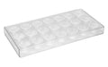 STÄDTER Pralienenform Kuppel 13.5x27.5x2.5 cm transparent