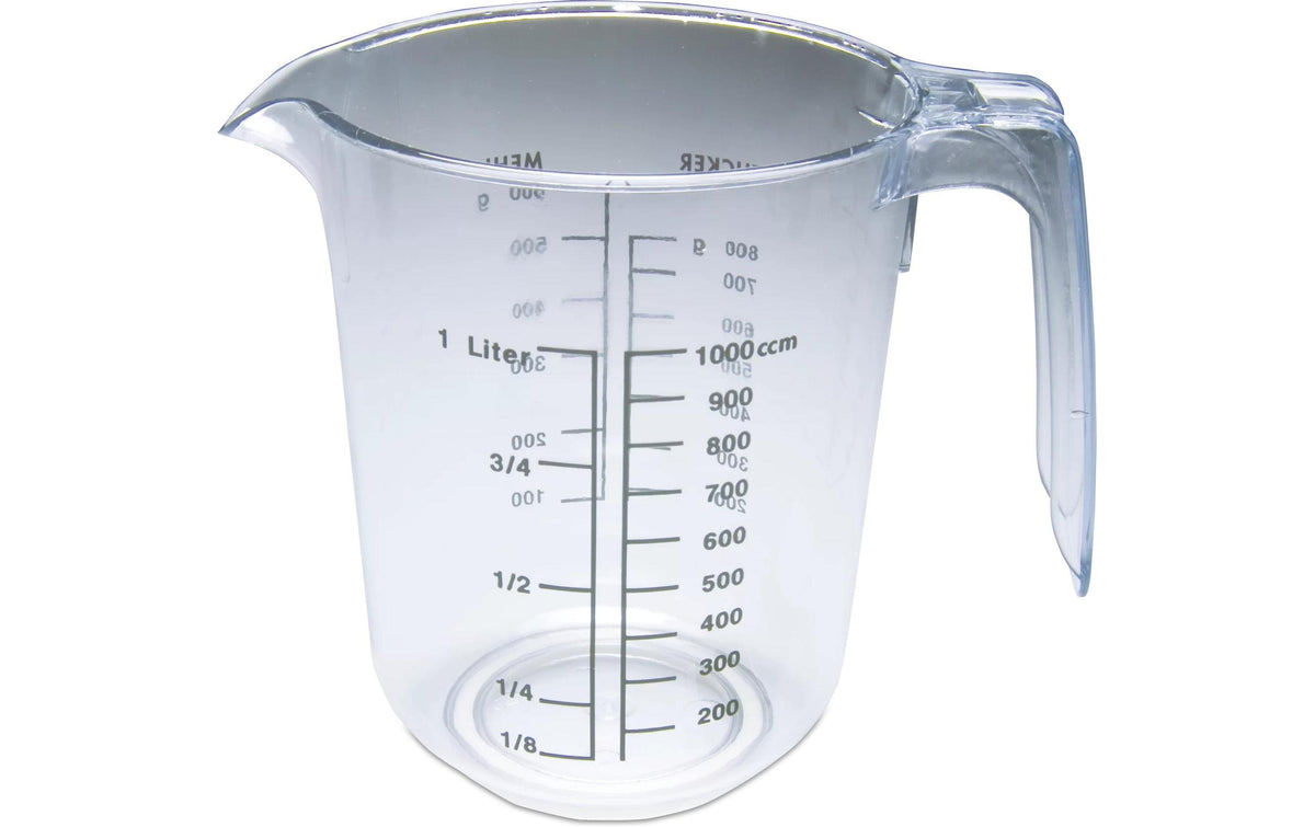 STÄDTER Messkanne 1000ml mit Antirutsch-Gummi