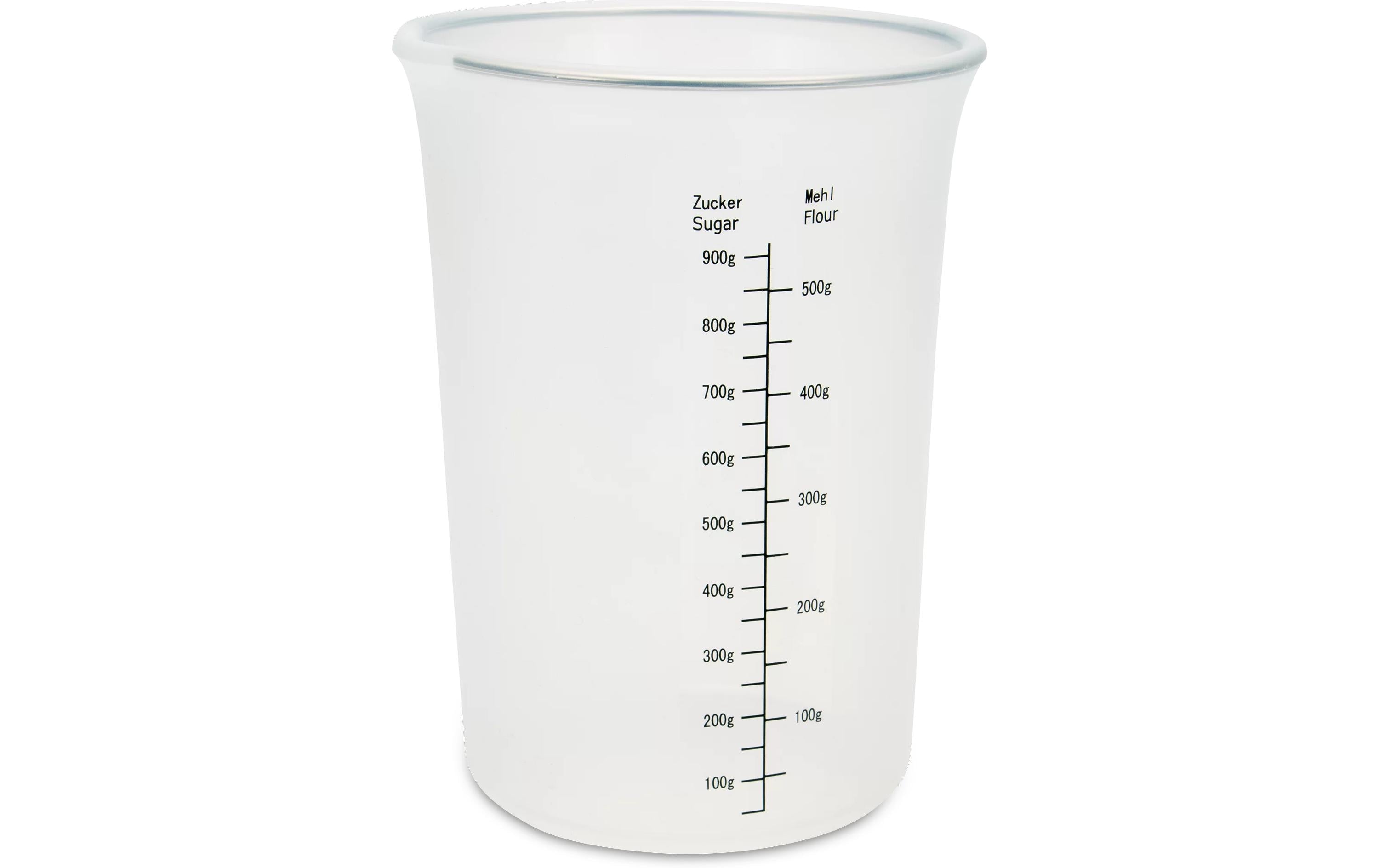 STÄDTER Messbecher 1000 ml ø 12x16.5 cm transparent Silikon